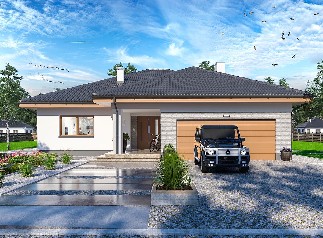 Проект дома DIK-8164-53
