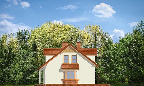 Фасад дома HBH-6744-91 Фасад дома HBH-6744-91