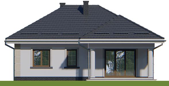 Фасад дома FFB-7963-72 Фасад дома FFB-7963-72
