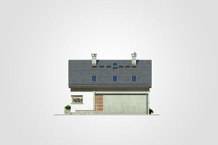 Фасад дома EHG-6853-84 Фасад дома EHG-6853-84