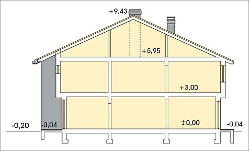 Фасад дома FAK-4683-41 Фасад дома FAK-4683-41