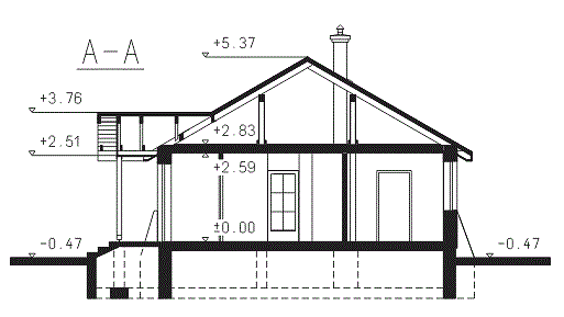 Фасад дома EHE-8945-37 Фасад дома EHE-8945-37